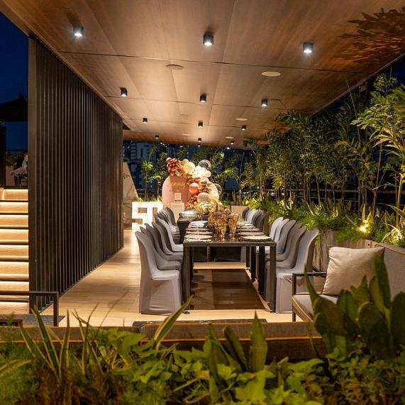 Terraza con vistas